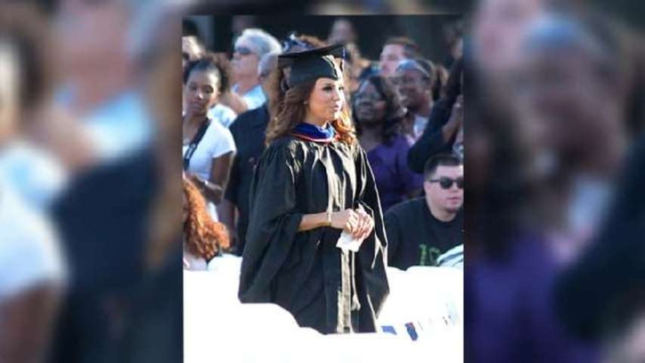 Eva Longoria Gets Her Master's Degree