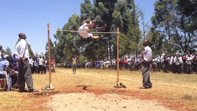 Saut en hauteur au Kenya