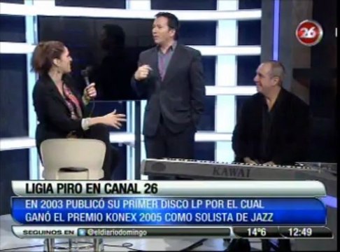 Ligia Piro deslumbró con su canto │ Luis Bremer, el Diario del Domingo