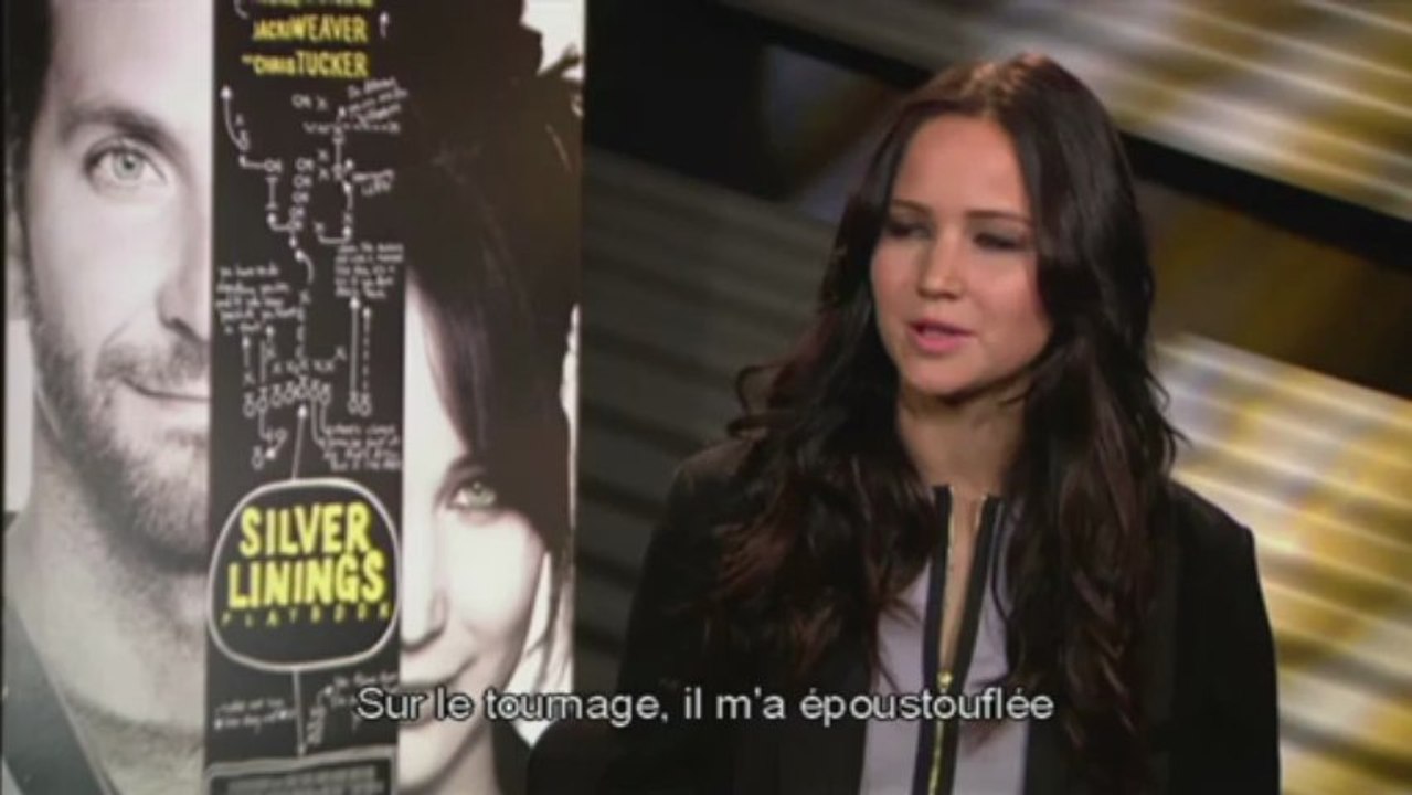 Happiness Therapy : Jennifer Lawrence parle de l'interprétation de Bradley Cooper