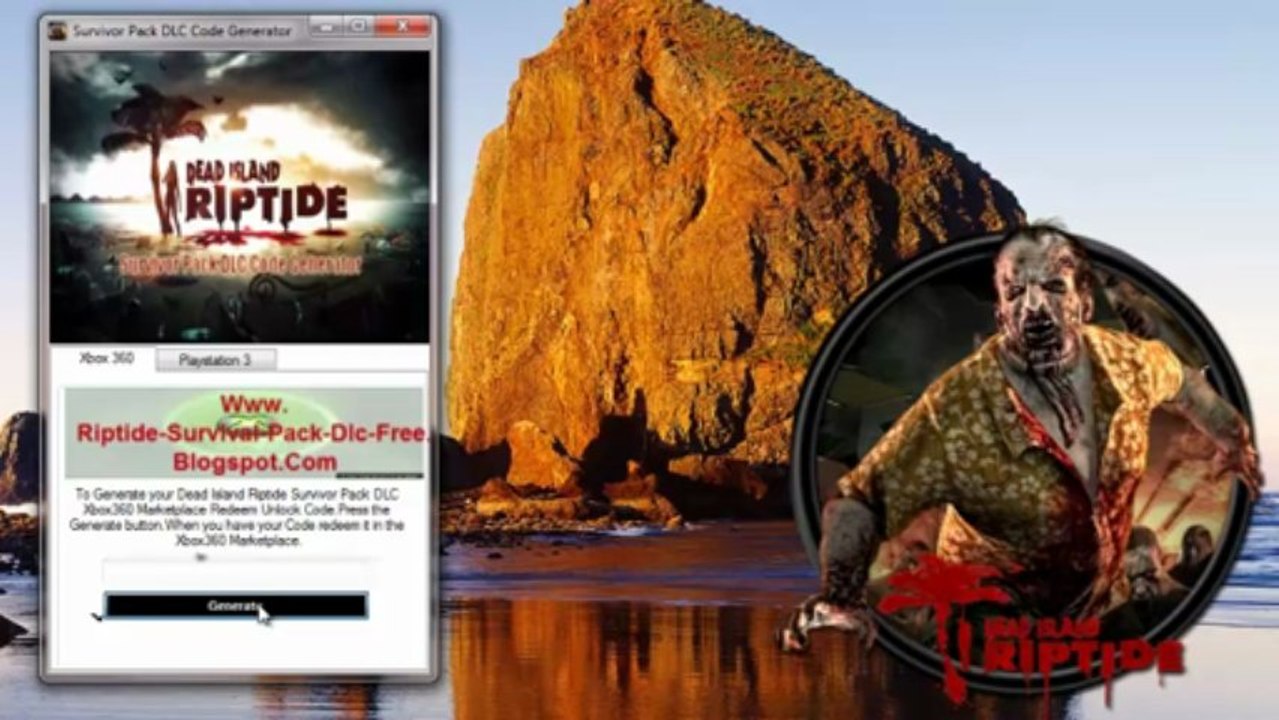 Free Download Island Riptide Survivor Pack DLC Code Xbox 360 - PS3