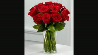 Ftd 1 Dozen Long Stem Red Roses  Vase Included