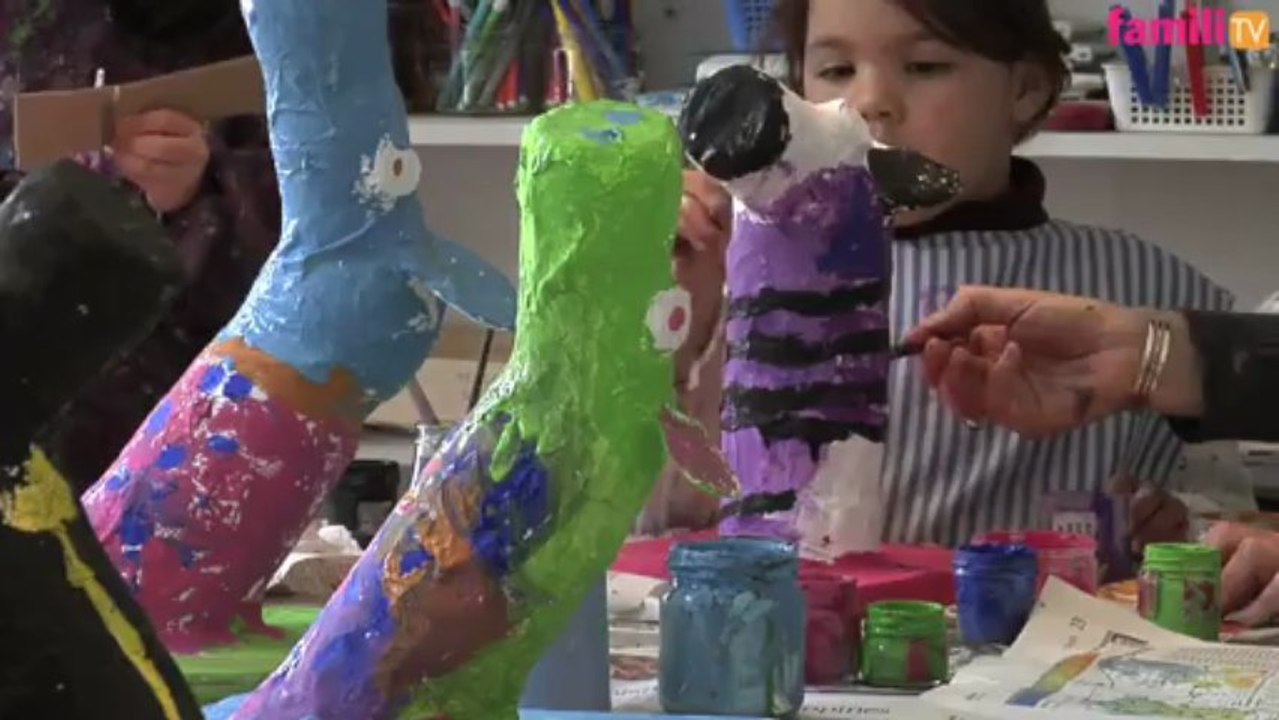 Un atelier fabrication de trophée d'animaux