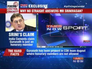 IPL Spot Fixing: Proofs that expose Srinivasan's lie