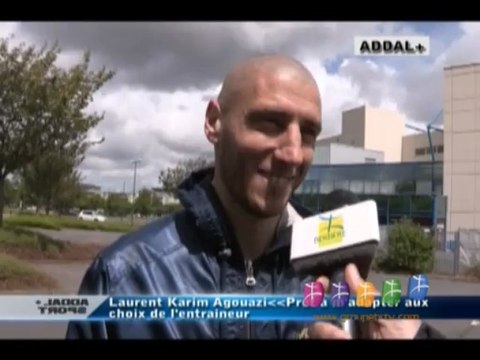 ADDAL + SPORT AVEC LAURENT KARIM AGOUAZI - MILIEU SM/ CAEN SUR BERBERE TÉLÉVISION - BRTV LE 27/05/2013