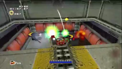 Sonic Adventure 2 Battle - Dark - Eggman : Iron Gate - Mission 2 : Ramasse 100 anneaux !