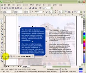 Creating a watermark background