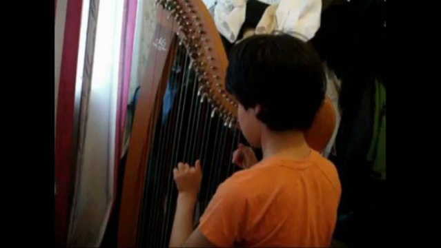 thème de la sonate No.5 harpe celtique