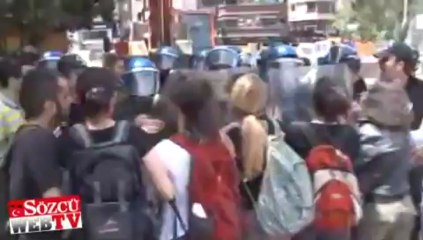 Taksim Gezi Parkı’nda gazlı müdahale