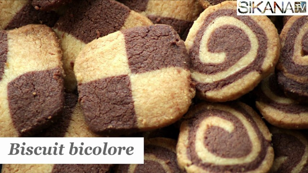 Recette facile : Des biscuits bicolores au chocolat