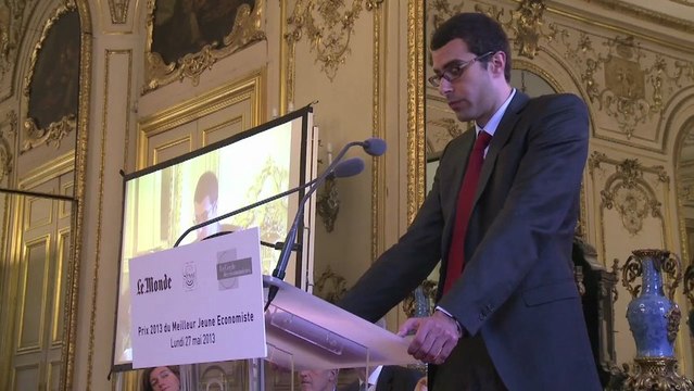 Le meilleur jeune économiste 2013 récompensé au Sénat