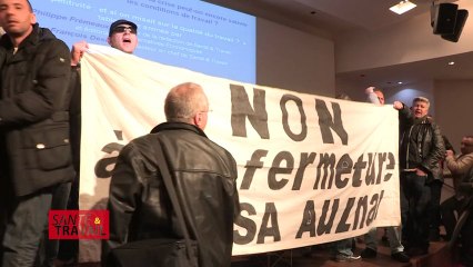 Les grévistes de PSA détournent les 5es Rencontres de Santé & Travail