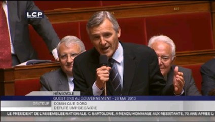 Une "fable polémique" de Dominique Dord (UMP) agite l'Hémicycle