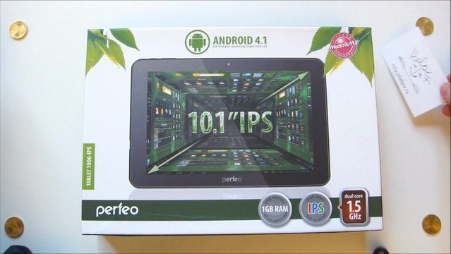 Perfeo 1006-IPS - распаковка, включение, краткий обзор