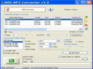 MIDI MP3 Converter 4.41 Free