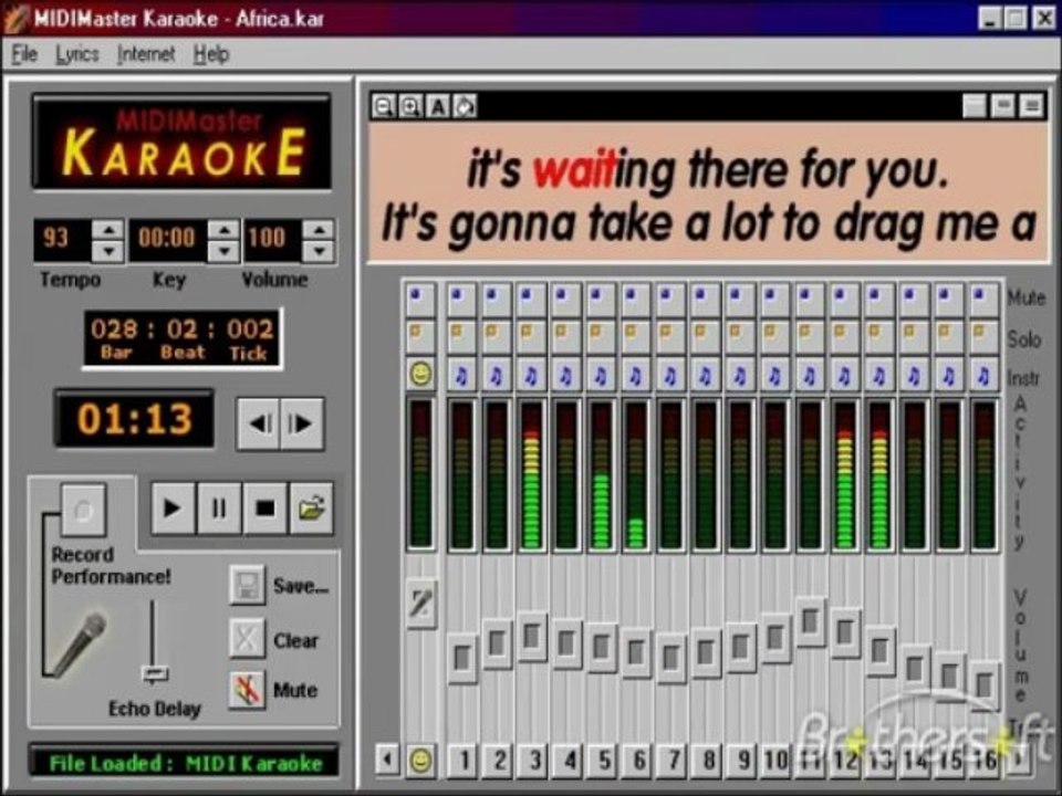 MIDIMaster Karaoke 3.5 Free