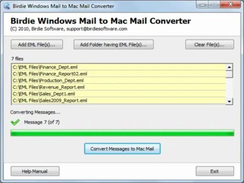 Move Windows Mail to Mac Mail 3.1 Free