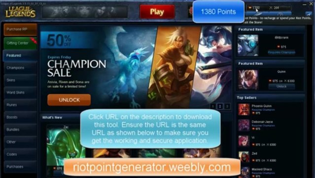 Riot Points Generator | League of Legends Hack
