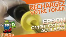 Comment bien recharger des cartouches  pour Epson Aculaser C1100 / CX11NF