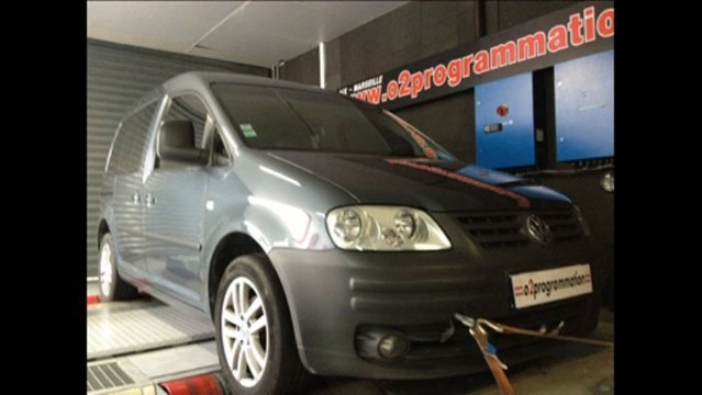 ::: o2programmation ::: Volkswagen Caddy 1.9L TDI 75@147ch, Reprogrammation Moteur sur Banc de Puissance Cartec Marseille PACA