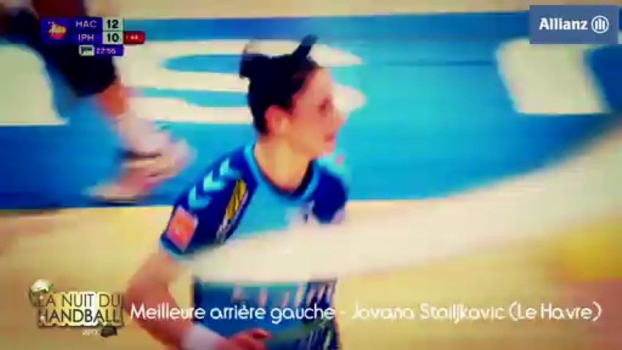 Nuit du Handball 2013 - Jovana Stoiljkovic élue meilleure arrière gauche