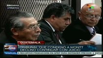 Corte de Guatemala no continuará juicio contra Ríos Montt