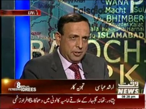 8pm with Fareeha Idrees (Loadshedding Issue) 28 May 2013