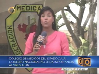 Colegio de médicos de Zulia pide no subestimar al virus H1N1