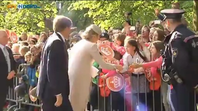 Bezoek koninklijk paar aan stad Groningen (integraal) - RTV Noord