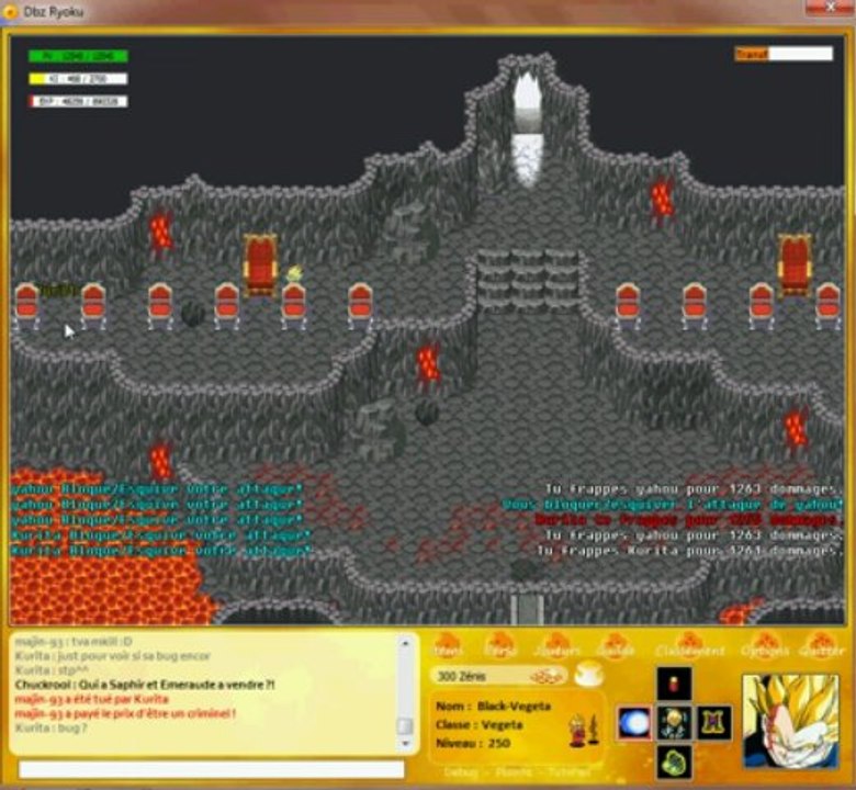 Refresh en arène de yahou [DBZ Ryoku]