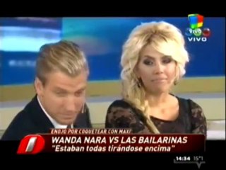 Exitoina.com - La bronca de Wanda con las bailarinas de Susana