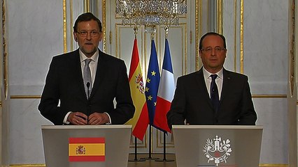Point de presse avec M. Mariano RAJOY, président du Gouvernement du Royaume d’Espagne