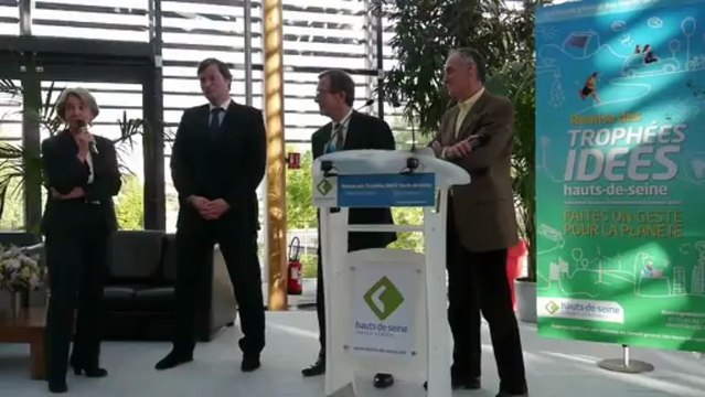 Remise du Trophée Idées Hauts de Seine 2013 - Christiane Cabanel