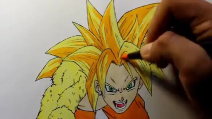 Dragonball Z Battle of Gods Wie zeichnet man Son Goku NEW SSJ