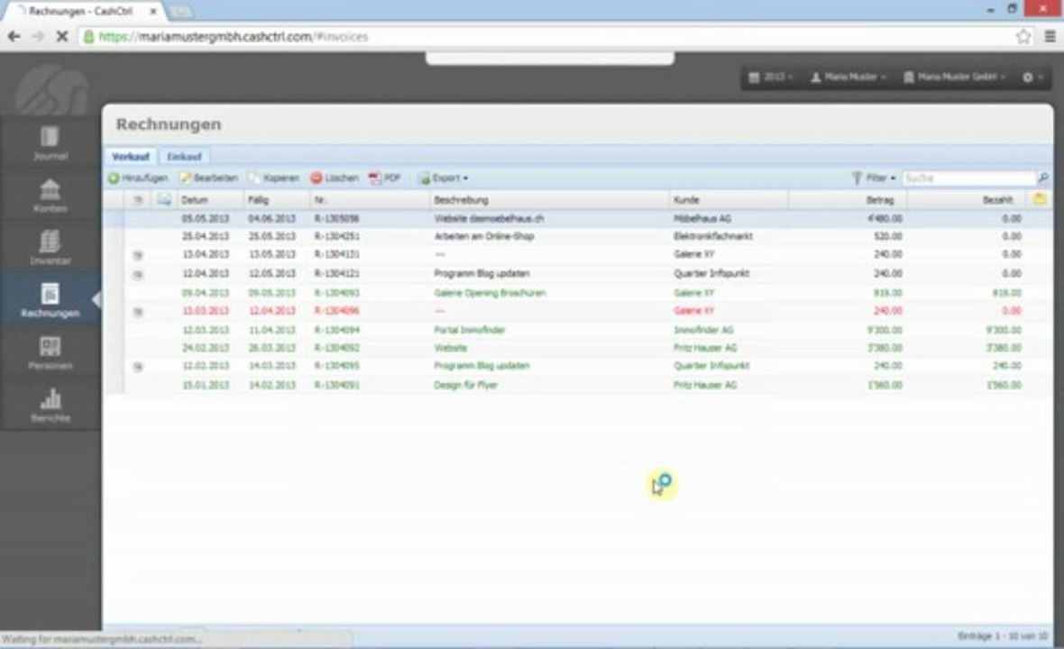 CashCtrl Einführung