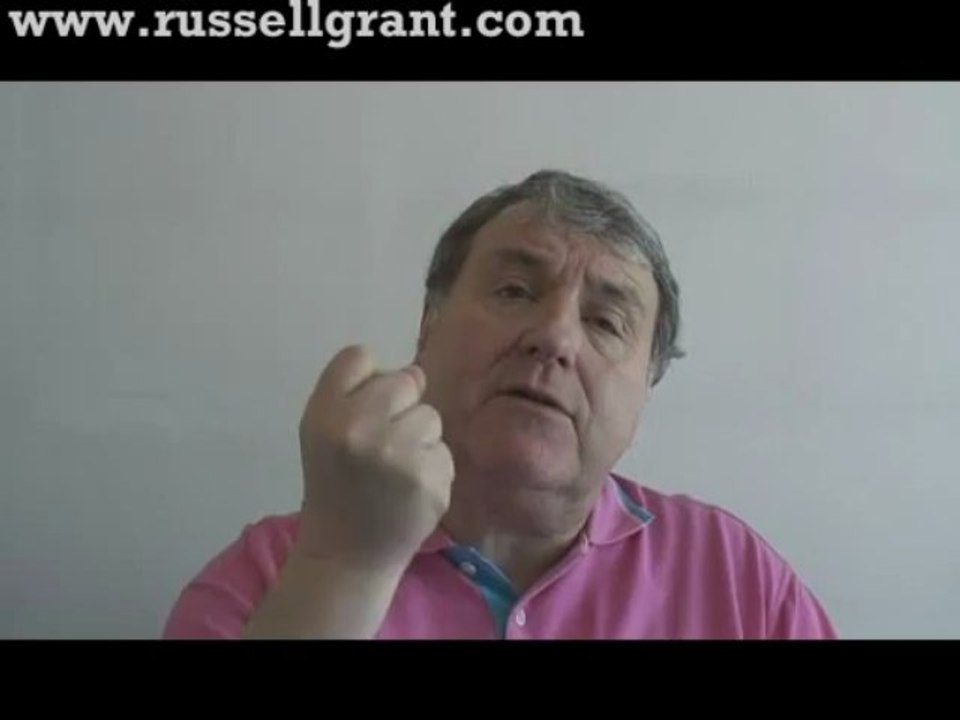 Russell Grant Video Horoscope Aquarius May Wednesday 29th 2013 www.russellgrant.com