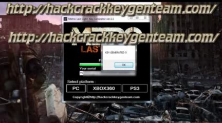 Metro Last Light Key Generator [Crack] FREE Download