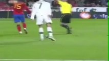 Stupid Nani Cancels Cristiano Ronaldo Amazing Goal against Spain [17 11 2010]