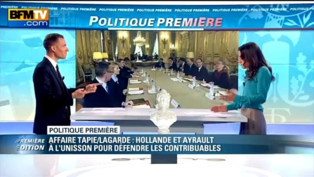 Politique Première: Affaire Tapie/Lagarde, le gouvernement défend les contribuables - 29/05
