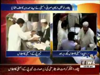 122 Cabinet Ministers Take-Oath  in KPK Assembly 29 May 2013