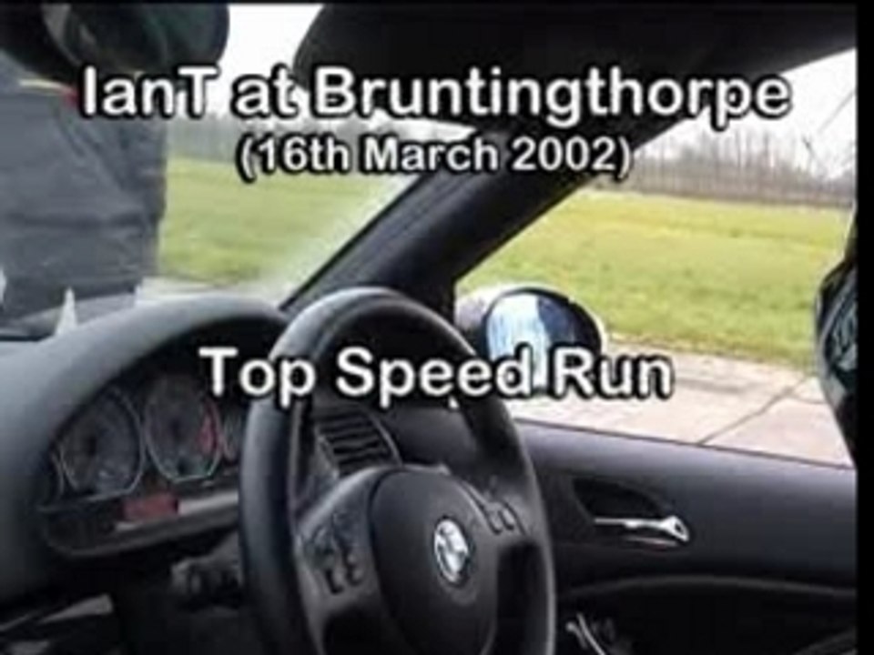 BMW M3 E46 - Top Speed Test