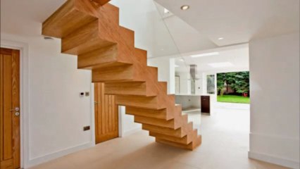 Hardwood Stairs ; Glass Balustrades