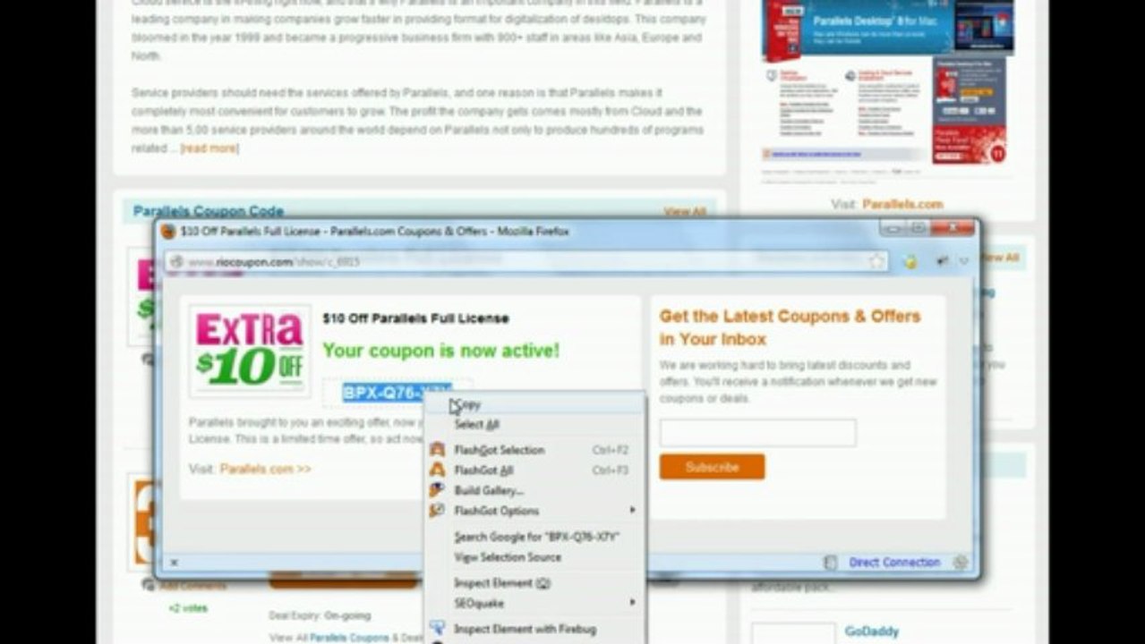 How to use Parallels Coupon Codes?
