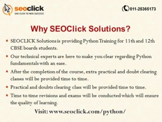 Python Fundamentals For CBSE XI and XII Board