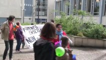 Manifestation contre les rythmes scolaires à Sotteville-lès-Rouen