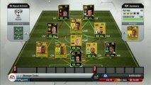 FIFA 13 Ultimate Team Squad Builder - TOTW 23 - IF REUS IF JOVETIC IF DANILO
