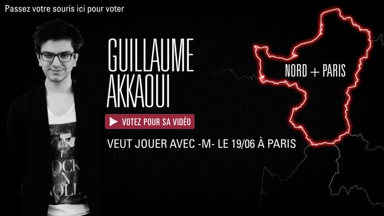 Guillaume Akkaoui  - LIVE avec -M- à Epernay 02/05
