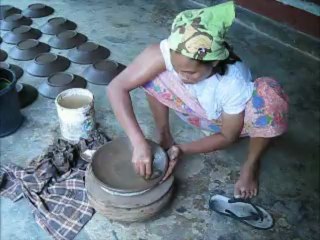 women potters of Lombok Pottery Centre