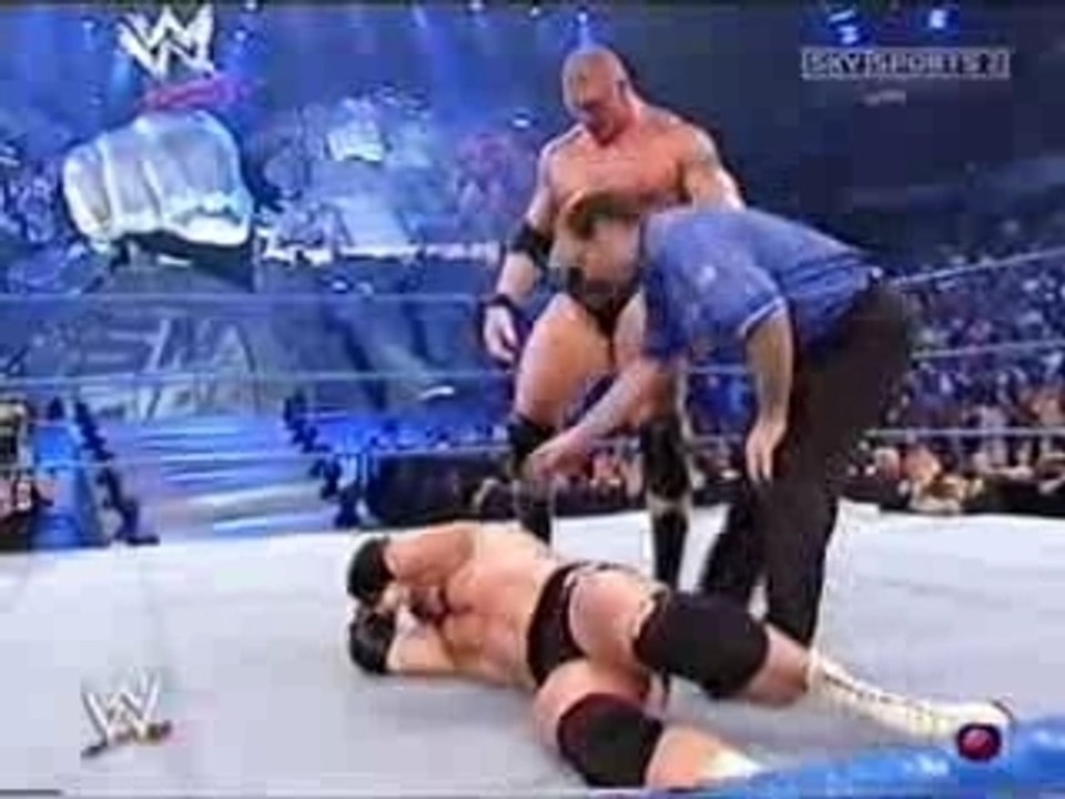 Lesnar breaks holly's neck