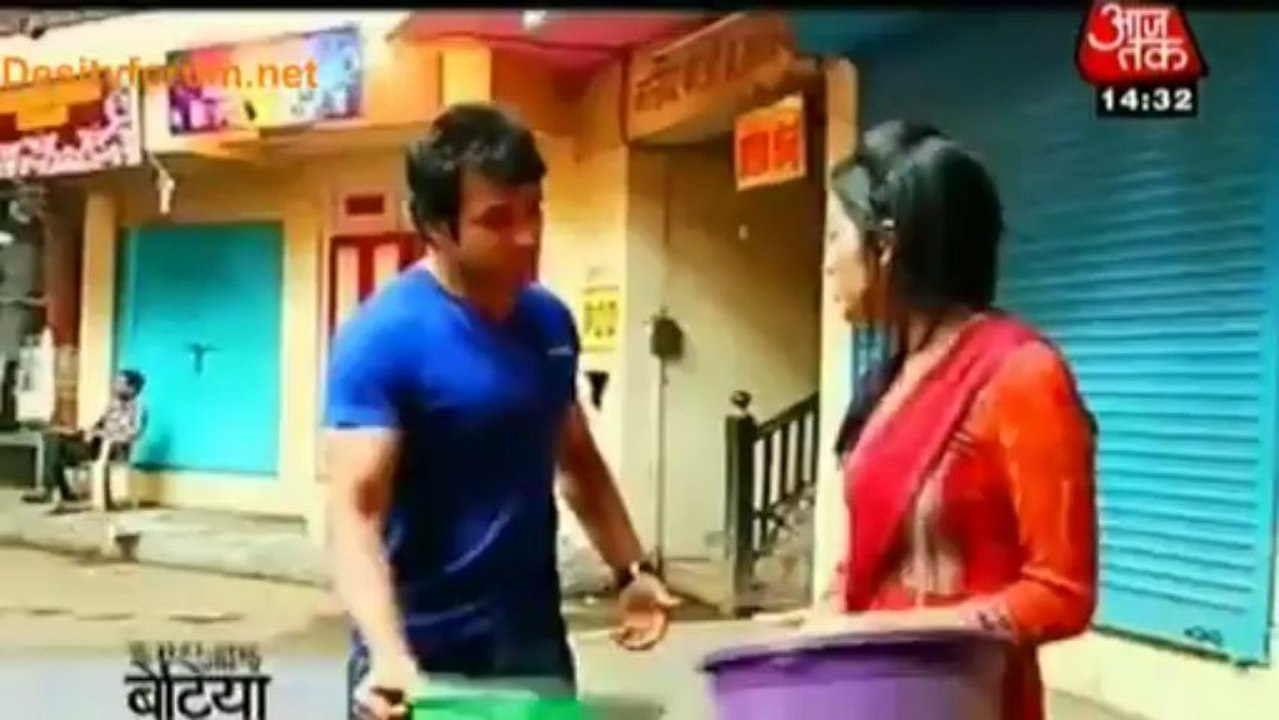 Rithvik Dhanjani & Asha Negi (Shirt da Button scene shoot & Baalti War) SBB Segment 27th June 2012